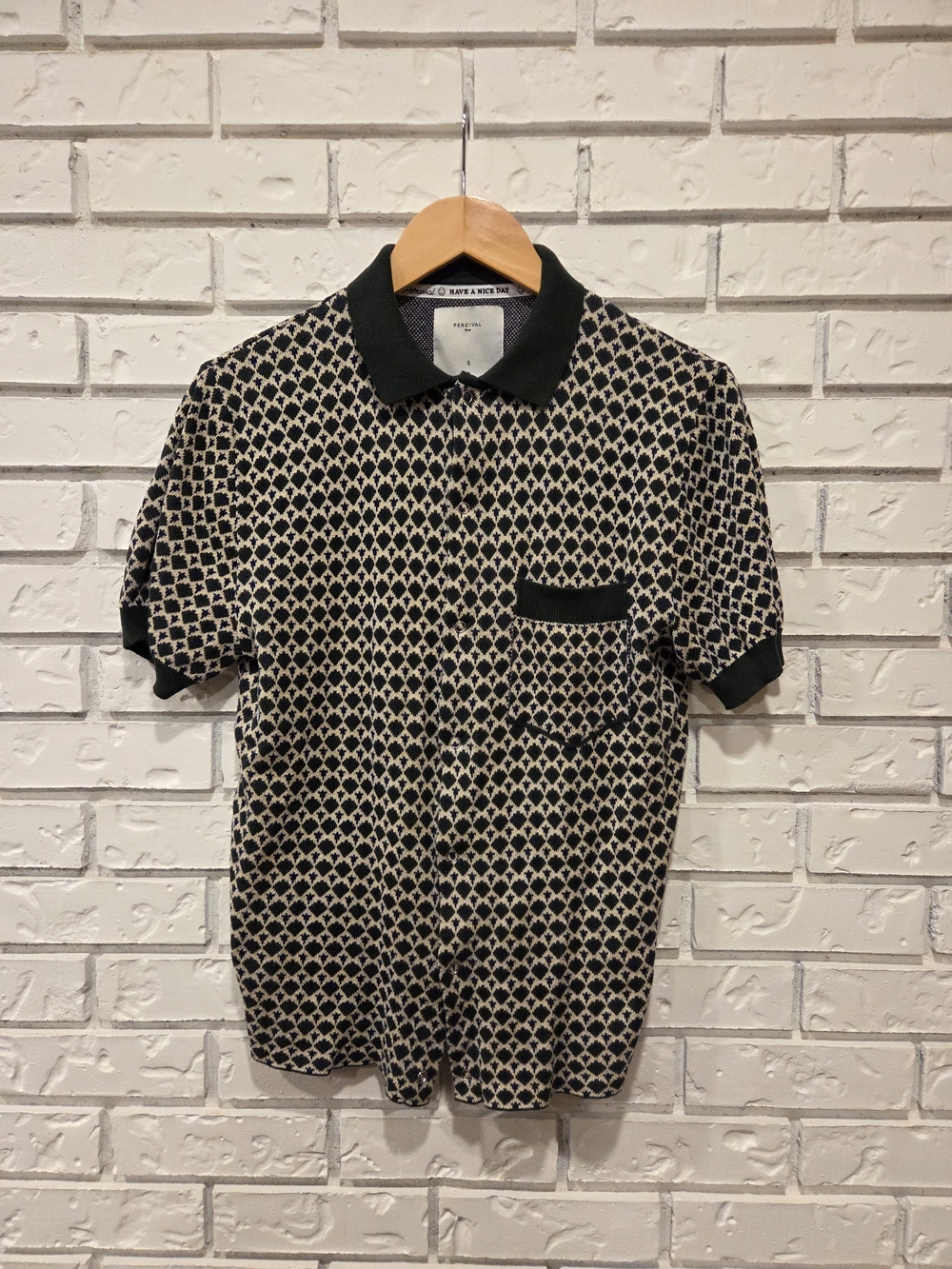 Percival Knit Button Up